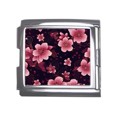 Flower Sakura Bloom Mega Link Italian Charm (18mm)