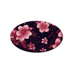 Flower Sakura Bloom Sticker (oval)