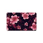 Flower Sakura Bloom Magnet (Name Card) Front