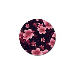 Flower Sakura Bloom Golf Ball Marker (4 Pack)