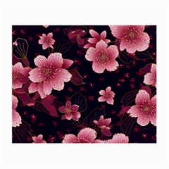 Flower Sakura Bloom Small Glasses Cloth