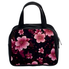 Flower Sakura Bloom Classic Handbag (two Sides)