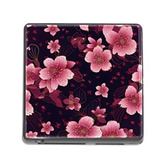 Flower Sakura Bloom Memory Card Reader (square 5 Slot)