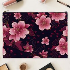 Flower Sakura Bloom Cosmetic Bag (xxxl)