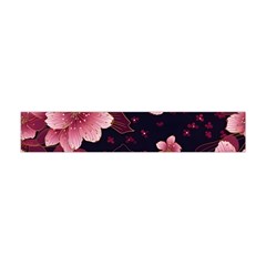 Flower Sakura Bloom Premium Plush Fleece Scarf (mini)