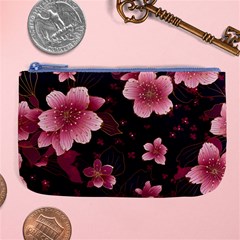 Flower Sakura Bloom Large Coin Purse