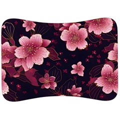 Flower Sakura Bloom Velour Seat Head Rest Cushion by Maspions