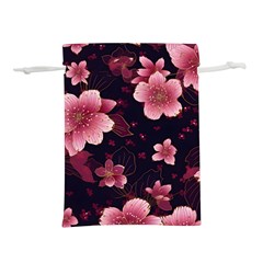 Flower Sakura Bloom Lightweight Drawstring Pouch (m)