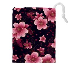 Flower Sakura Bloom Drawstring Pouch (4xl)