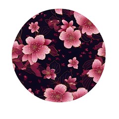 Flower Sakura Bloom Mini Round Pill Box (pack Of 5)