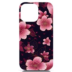 Flower Sakura Bloom Iphone 14 Pro Max Black Uv Print Case