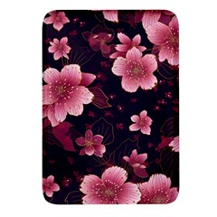 Flower Sakura Bloom Rectangular Glass Fridge Magnet (4 Pack)