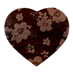 Flower Sakura Bloom Heart Wood Jewelry Box