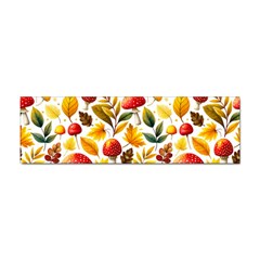 Mushroom Autumn Fall Sticker Bumper (100 Pack)