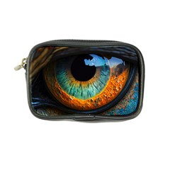 Eye Bird Feathers Vibrant Coin Purse by Hannah976