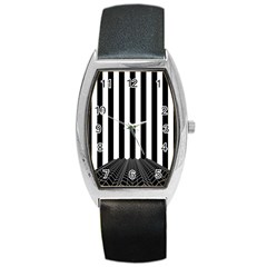 Stripes Geometric Pattern Digital Art Art Abstract Abstract Art Barrel Style Metal Watch by Proyonanggan