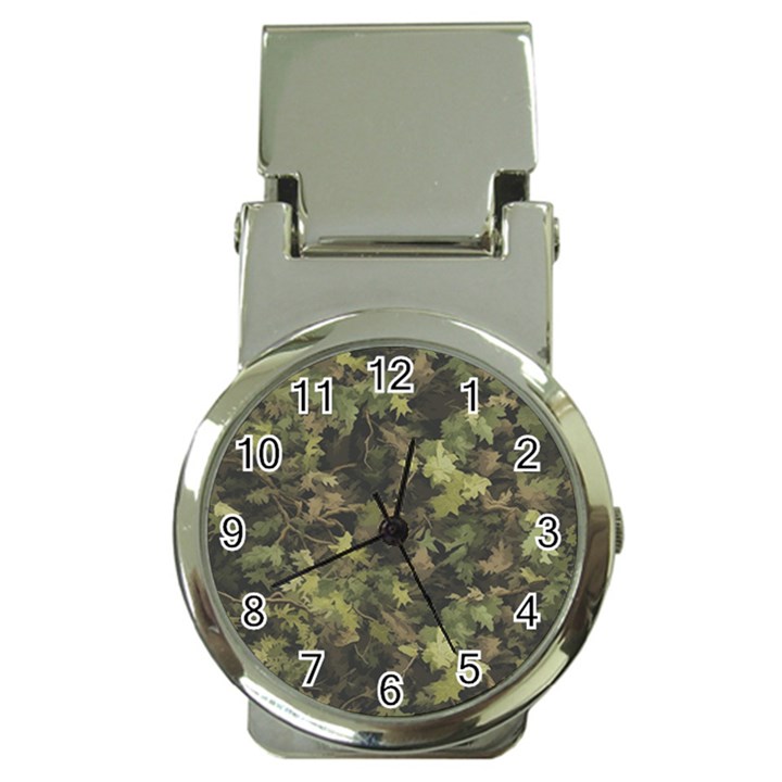 Camouflage Military Money Clip Watches