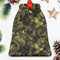 Camouflage Military Bell Ornament (two Sides) by Ndabl3x