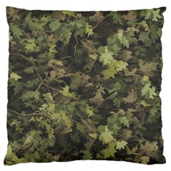 Camouflage Military Large Cushion Case (one Side) by Ndabl3x