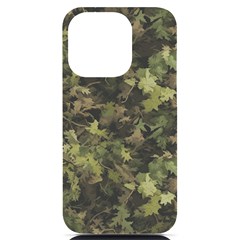 Camouflage Military Iphone 14 Pro Black Uv Print Case by Ndabl3x