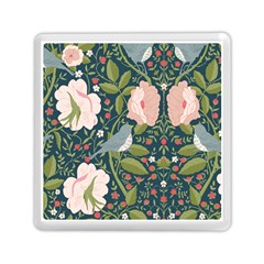 Spring Design With Watercolor Flowers Memory Card Reader (square) by AlexandrouPrints