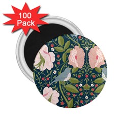 Spring Design With Watercolor Flowers 2 25  Magnets (100 Pack)  by AlexandrouPrints