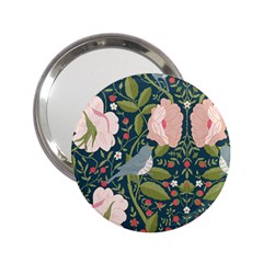 Spring Design With Watercolor Flowers 2 25  Handbag Mirrors by AlexandrouPrints