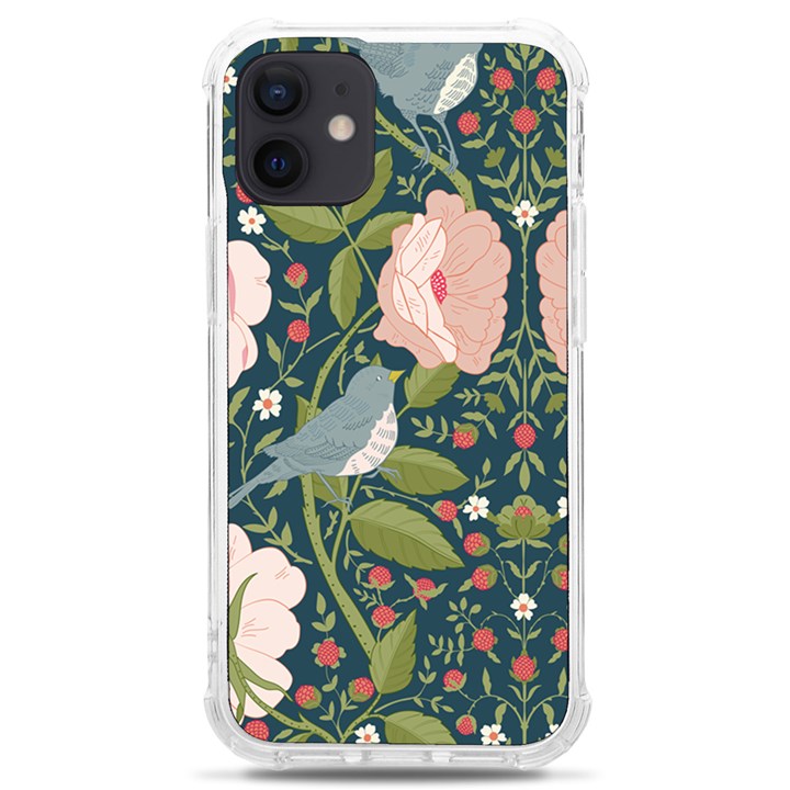 Spring Design with watercolor flowers iPhone 12 mini TPU UV Print Case	