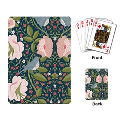 Spring Design With Watercolor Flowers Playing Cards Single Design (rectangle) by AlexandrouPrints