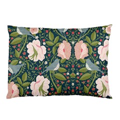 Spring Design With Watercolor Flowers Pillow Case by AlexandrouPrints