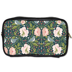 Spring Design With Watercolor Flowers Toiletries Bag (one Side)