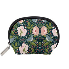 Spring Design With Watercolor Flowers Accessory Pouch (small) by AlexandrouPrints