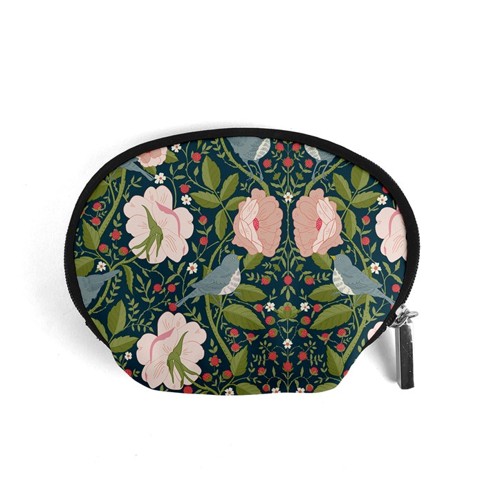 Spring Design with watercolor flowers Accessory Pouch (Small)