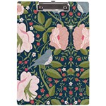 Spring Design with watercolor flowers A4 Acrylic Clipboard Front