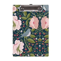 Spring Design With Watercolor Flowers A5 Acrylic Clipboard by AlexandrouPrints