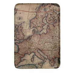 Old Vintage Classic Map Of Europe Rectangular Glass Fridge Magnet (4 Pack) by Paksenen