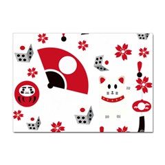 Assorted Illustration Lot Japan Fundal Japanese Sticker A4 (100 Pack)