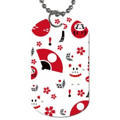 Assorted Illustration Lot Japan Fundal Japanese Dog Tag (two Sides)