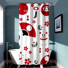 Assorted Illustration Lot Japan Fundal Japanese Shower Curtain 36  X 72  (stall) 