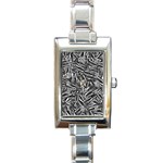 Monochrome Mirage Rectangle Italian Charm Watch Front