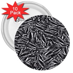 Monochrome Mirage 3  Buttons (10 Pack)  by dflcprintsclothing