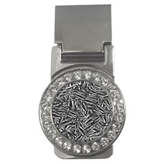 Monochrome Mirage Money Clips (cz)  by dflcprintsclothing