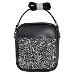 Monochrome Mirage Girls Sling Bag by dflcprintsclothing