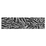 Monochrome Mirage Oblong Satin Scarf (16  x 60 ) Front