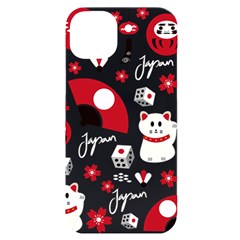 Assorted Illustration Lot Japan Fundal Japanese Iphone 14 Plus Black Uv Print Case by Maspions