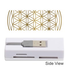 Gold Flower Of Life Sacred Geometry Memory Card Reader (stick)