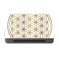 Gold Flower Of Life Sacred Geometry Memory Card Reader With Cf