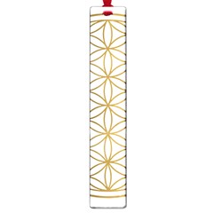 Gold Flower Of Life Sacred Geometry Large Book Marks by Maspions