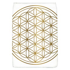 Gold Flower Of Life Sacred Geometry Removable Flap Cover (l)