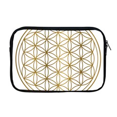 Gold Flower Of Life Sacred Geometry Apple Macbook Pro 17  Zipper Case